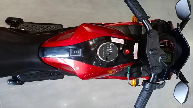Streamdale 12V Kids Motorcycle Ride On Toy with Training Wheels
