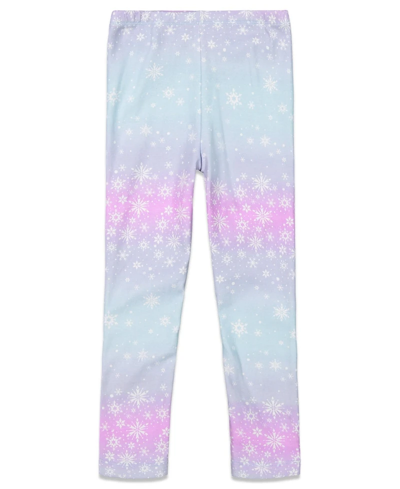 Frozen Girls Elsa Princess Anna Olaf Hoodie and Leggings Outfit Set