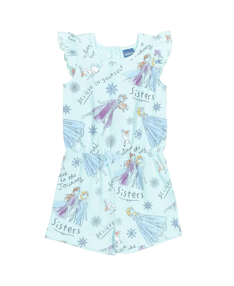 Frozen Toddler Girls Disney Princess Moana Sleeveless Romper