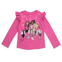Barbie Little Girls 3 Pack T-Shirts