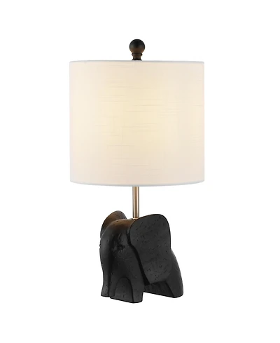 Jonathan Y Koda 17.5" Eclectic Southwestern Resin/Iron Elephant Led Kids' Table Lamp, Yellow