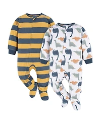 Gerber Baby Boys Blanket Sleepers, 2-pack