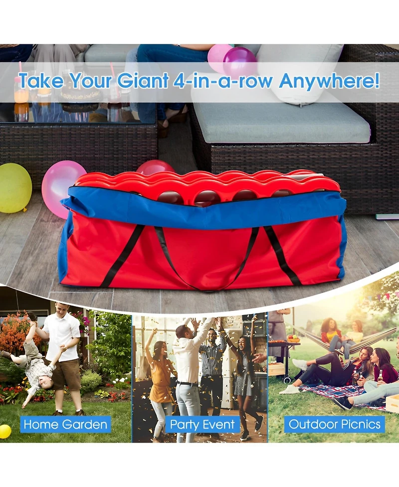 Skonyon Giant 4 in A Row Storage Carrying Bag for Jumbo 4-to-Score Game Set Only Bag