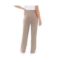 Ripe Maternity Cindy Rib Straight Leg Pant Taupe
