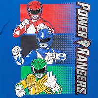 Power Rangers Boys T-Shirt and Mesh Shorts Outfit Set