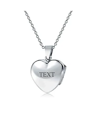 Bling Jewelry Small Bff Infinity Knot Celtic Heart Lockets Aromatherapy Essential Oil Perfume Diffuser Photo Holder Silver Necklace Pendant