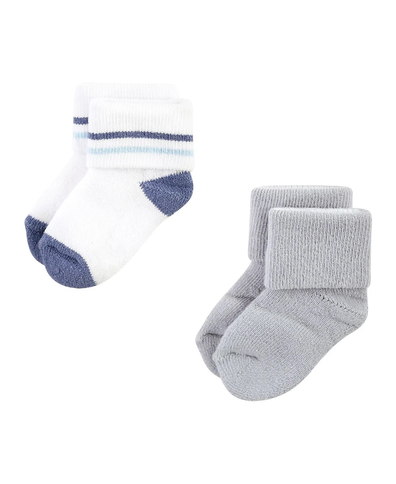Hudson Baby Baby Boys Hudson Grow With Me Socks 12pk