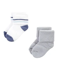 Hudson Baby Baby Boys Hudson Grow With Me Socks 12pk