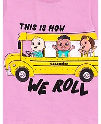 CoComelon Baby Girls Jj Cody Nina 2 Pack T-Shirts to