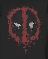 Fifth Sun Men's Deadpool Splatter Icon Crew Fleece Pullover