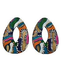 Swanky Designs Hand Painted Organic Stud