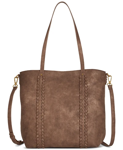 Style & Co Whip-Stitch Medium Tote Bag, Exclusively at Macy's