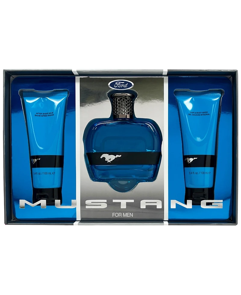 Mustang Men's 3-Pc. Ford Mustang Blue Eau de Toilette Gift Set