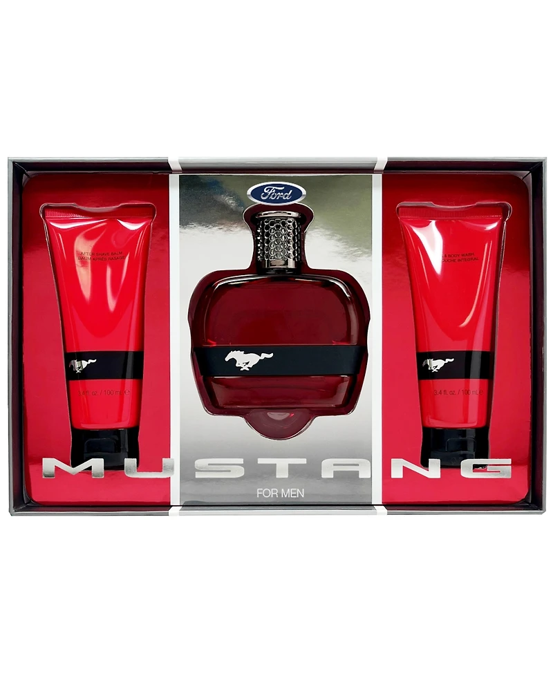 Mustang Men's 3-Pc. Ford Mustang Red Eau de Toilette Gift Set