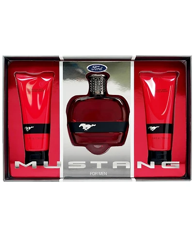Mustang Men's 3-Pc. Ford Mustang Red Eau de Toilette Gift Set