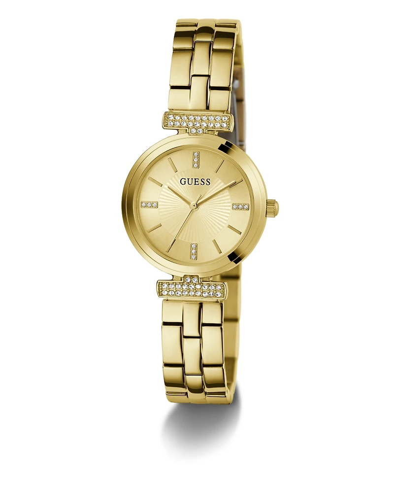 Guess Women's Analog Gold Steel Watch 28mm