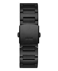 Guess Men's Multi-Function Black Stainless Steel Watch 45mm