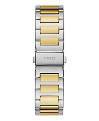 Guess Men's Analog Two-Tone Stainless Steel Watch 44mm