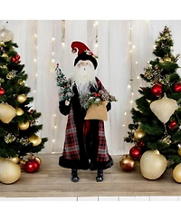 Slickblue Santa with Tree Decoration – Festive Holiday Accent for Home and Garden