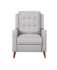 Abbyson Living 38" Mid-Century Fabric Pushback Recliner