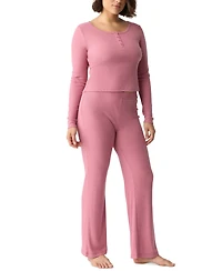Gap GapBody Women's Long-Sleeve Rib Pajama Top