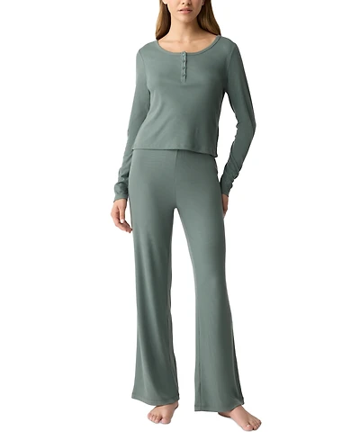 Gap GapBody Women's Long-Sleeve Rib Pajama Top