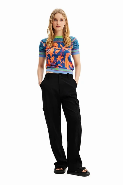 Desigual Women's Basic cargo trousers