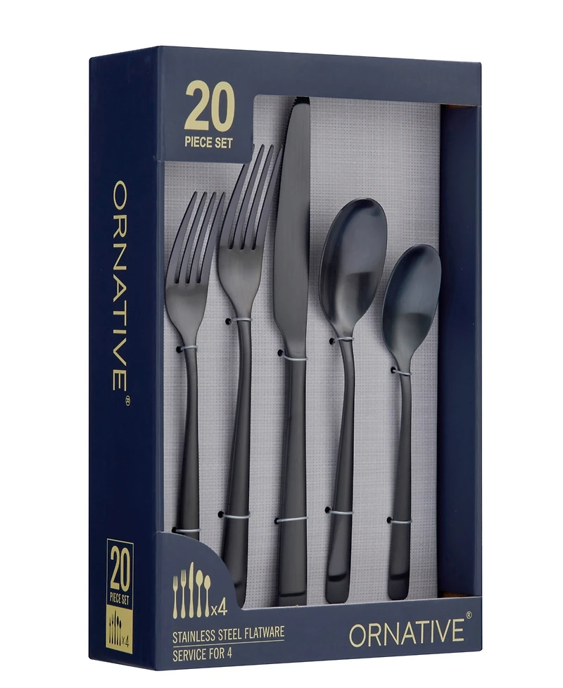 Ornative Aabbye 20 Piece Flatware Set