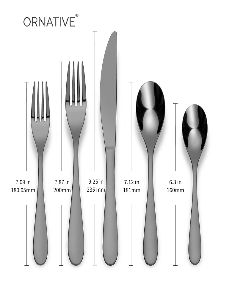 Ornative Percival 20 Piece Flatware Set, Service for 4