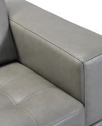 Niebee 52" Leather Chair, Created for Macy's