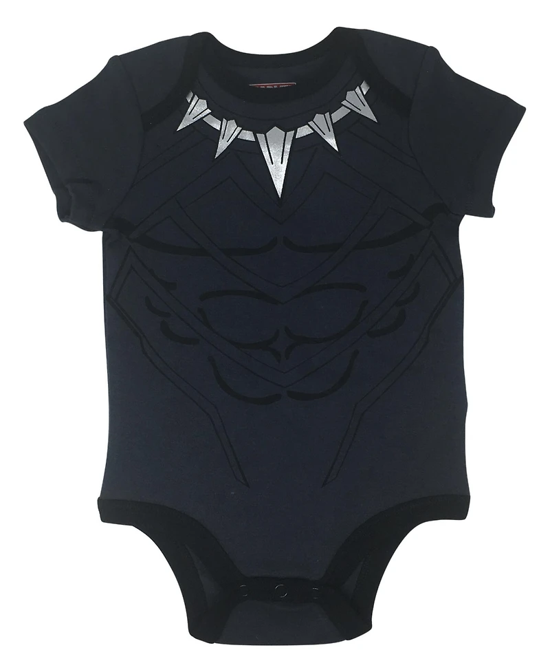 Avengers Baby Boys Cosplay Bodysuit Pants and Hat 3 Piece Outfit Set