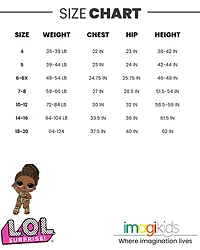 L.o.l. Surprise! Girls Pullover Fleece Hoodie and Leggings Outfit Set