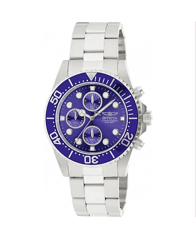 Invicta Men's Pro Diver Quartz Chronograph Blue Dial Watch