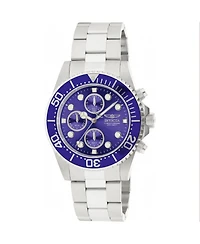 Invicta Men's Pro Diver Quartz Chronograph Blue Dial Watch