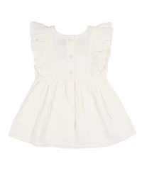 Gerber Toddler Girls Gauze Dress and Diaper Cover, 2 Piece