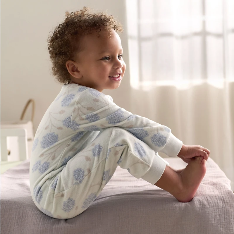 Gerber Baby Girls Footless Fleece Pajamas, 3-Pack