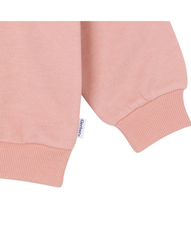Gerber Baby Girls Fleece Set, 2-Piece