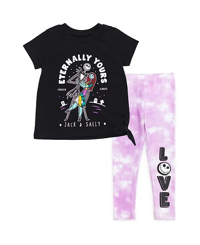 Nightmare Before Christmas Toddler Girls T-Shirt and Leggings Outfit Set