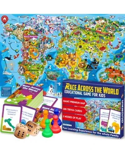 Quokka Board Games For Kids Ages 8 12 Families Geography Space Usa Outdoor Learning Games With Cards Dice Interactive Challenges