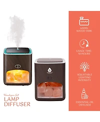 Himalayan Salt Lamp Diffuser - 3-in-1 Wellness Device