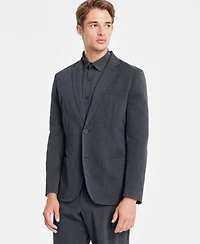 Alfani Mens Breathable Suit Jacket Suit Pants Short Sleeve Button Down Shirt Created For Macys