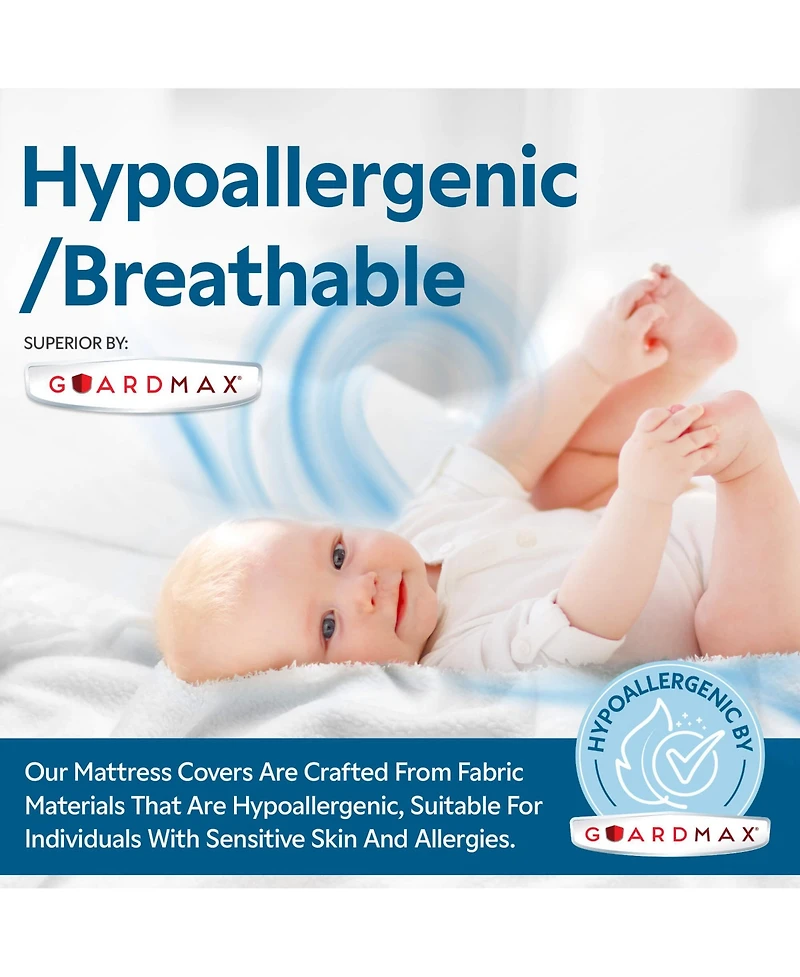 Guardmax Twin Xl Mattress Protector Fitted Sheet