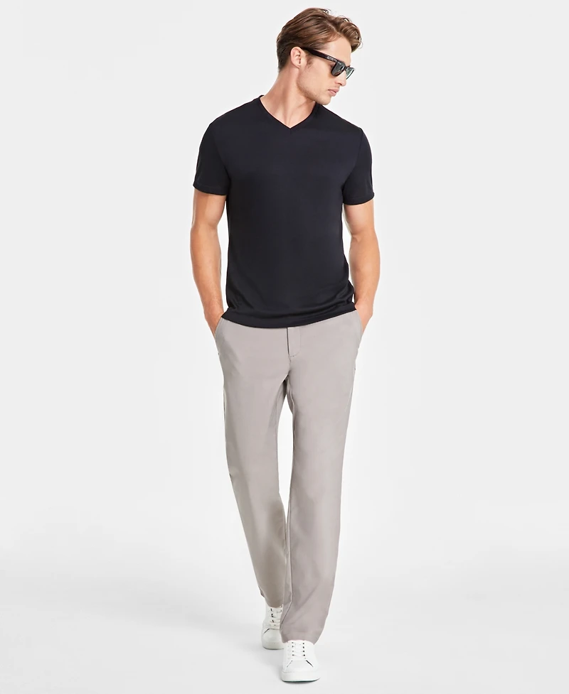 Alfani Men's Travel Stretch V-Neck T-Shirt, Created for Macy's