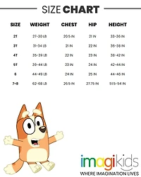 Bluey Toddler Boys Bingo Cozy Sherpa Zip Up Cosplay Hoodie