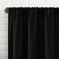 Bergen Theater Grade Extreme 100% Blackout Rod Pocket Curtain Panel