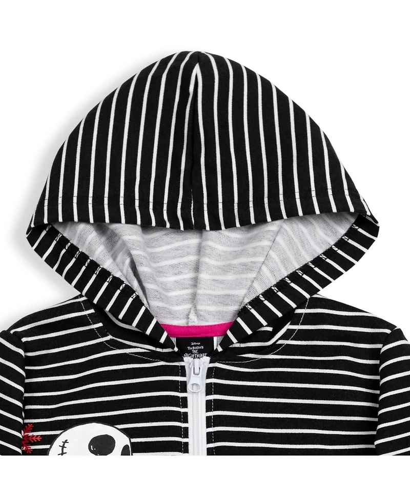 Nightmare Before Christmas Girls Zip-Up Hoodie