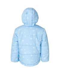Disney Toddler Girls Frozen Zip Up Puffer Jacket to (2T - 7-8)