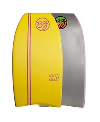 Bz T-10 42" Bodyboard, Clipped Crescent Tail Body Board with Hdpe Slick Pe Core, 8lb Green Cell Deck for Beach Surfing