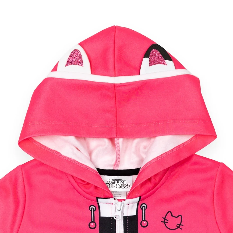 Gabby's Dollhouse Girls Dreamworks Zip Up Hoodie to