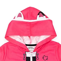Gabby's Dollhouse Girls Dreamworks Zip Up Hoodie to